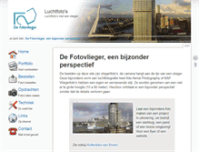 Tablet Screenshot of fotovlieger.nl